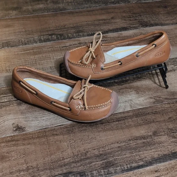 Keen Shoes Keen Catalina Leather Loafer Slip On Boat Shoes